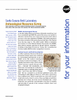 SSFL Archaeological Resources Survey document thumbnail