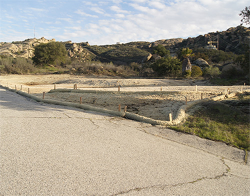 This photo shows the Alfa-Bravo Fuel Farm area in May 2017 after the tanks had been removed.