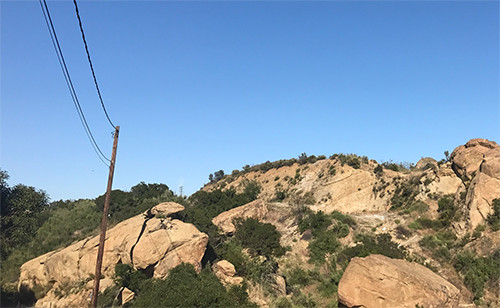 This photo shows the Skyline Drive area in May 2017, nearing the end of the demolition work. All the water tanks have been removed.